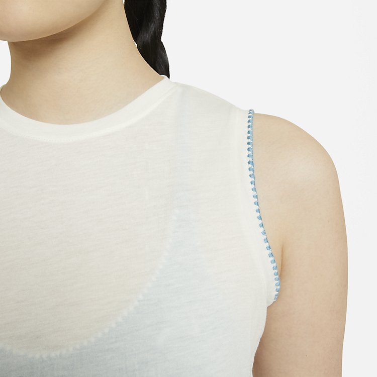 (WMNS) AS W NY CROCHET TANK Sail DA1047-133