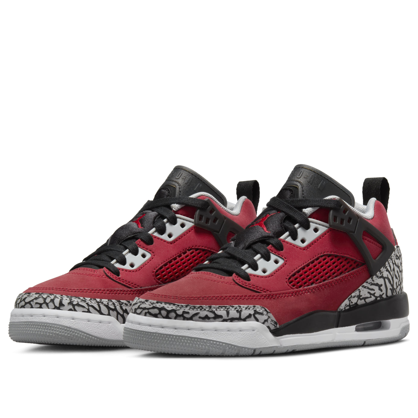 (GS) Air Jordan Spizike Low 'Gym Red Wolf Grey' FQ3950-600
