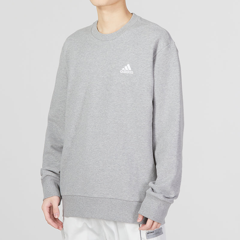 adidas French Terry Sweatshirt 'Grey White' IC9331