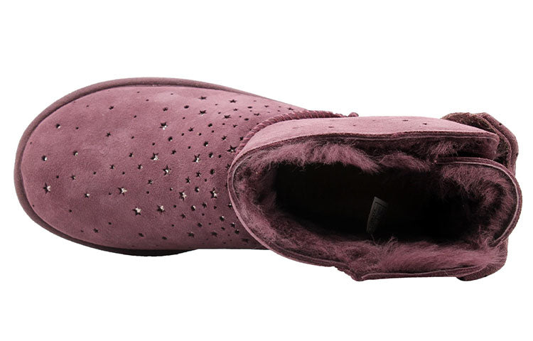 (WMNS) UGG Classic Mini Stargirl Bow Port 'Purple' 1098475-PORT
