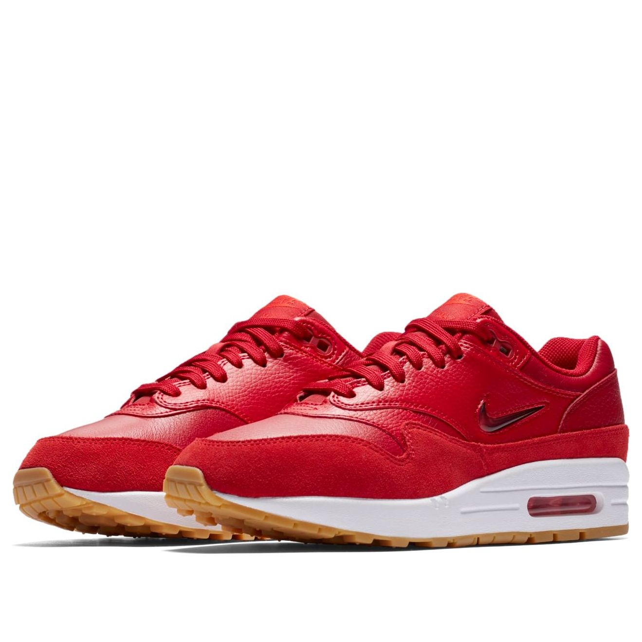 (WMNS) Nike Air Max 1 Premium Jewel 'Gym Red' AA0512-602