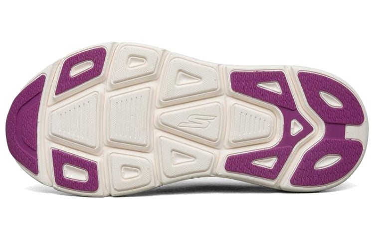 (WMNS) Skechers Max Cushioning Premier Sports Shoes Black/White/Purple 128133-BKPR