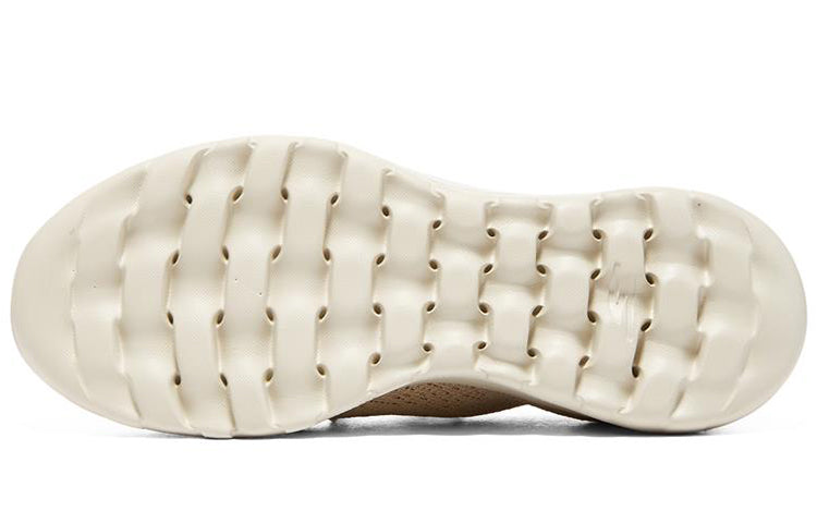 (WMNS) Skechers Go Walk Joy 'Beige White' 124700-TPE
