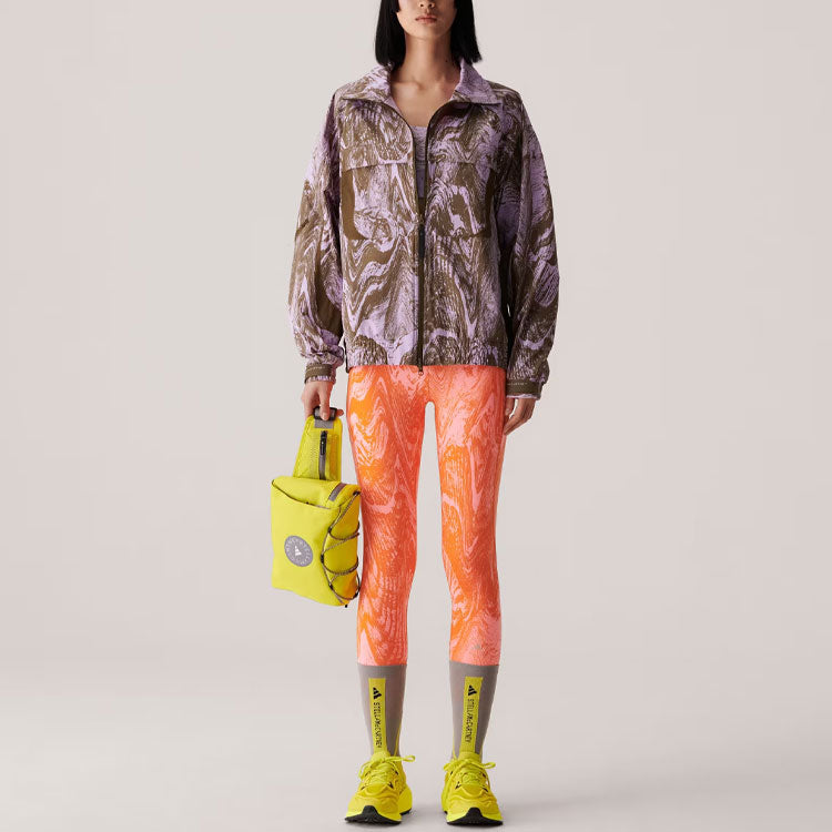 (WMNS) adidas By Stella McCartney TrueCasuals Woven Track Jackets 'Purple Brown' IB5095