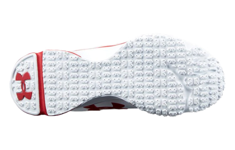 Under Armour Ultimate Sports Shoes White/Red 3020205-102