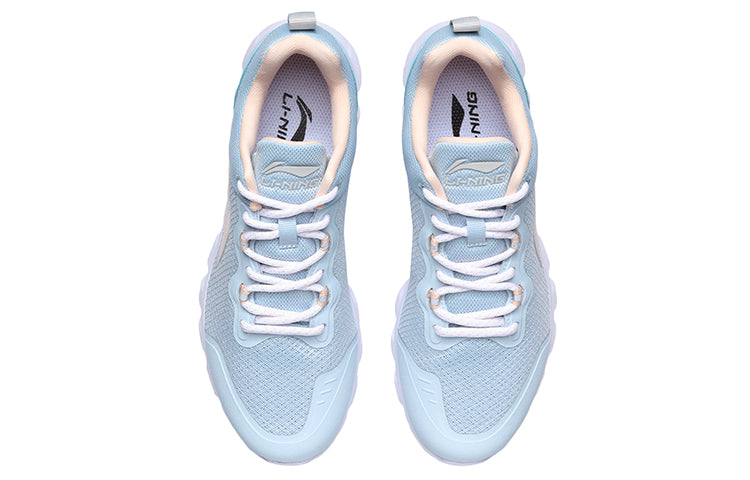(WMNS) Li-Ning Running Shoes 'Light Blue White' ARHR136-3