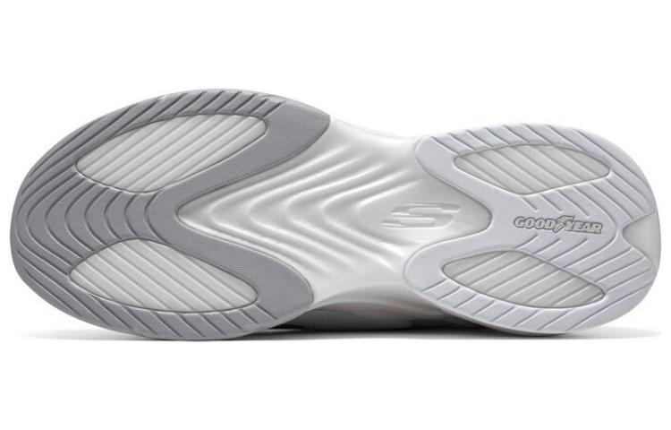 (WMNS) Skechers DLites Hyper Burst Sneaker 'Grey White' 896259-WGY