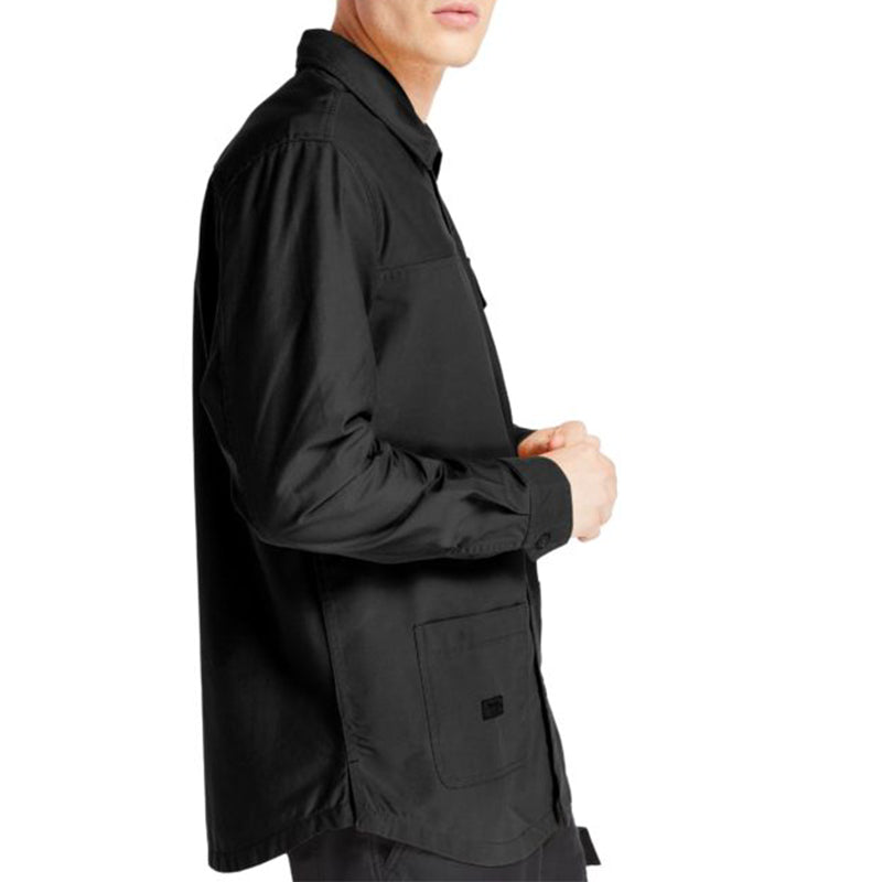 Men's Timberland Multiple Pockets Forked Shirt Jacket Black A2BD7001