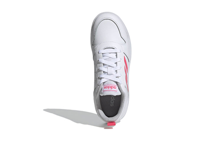 (GS) adidas Tensaur J 'White Real Pink' EF1088