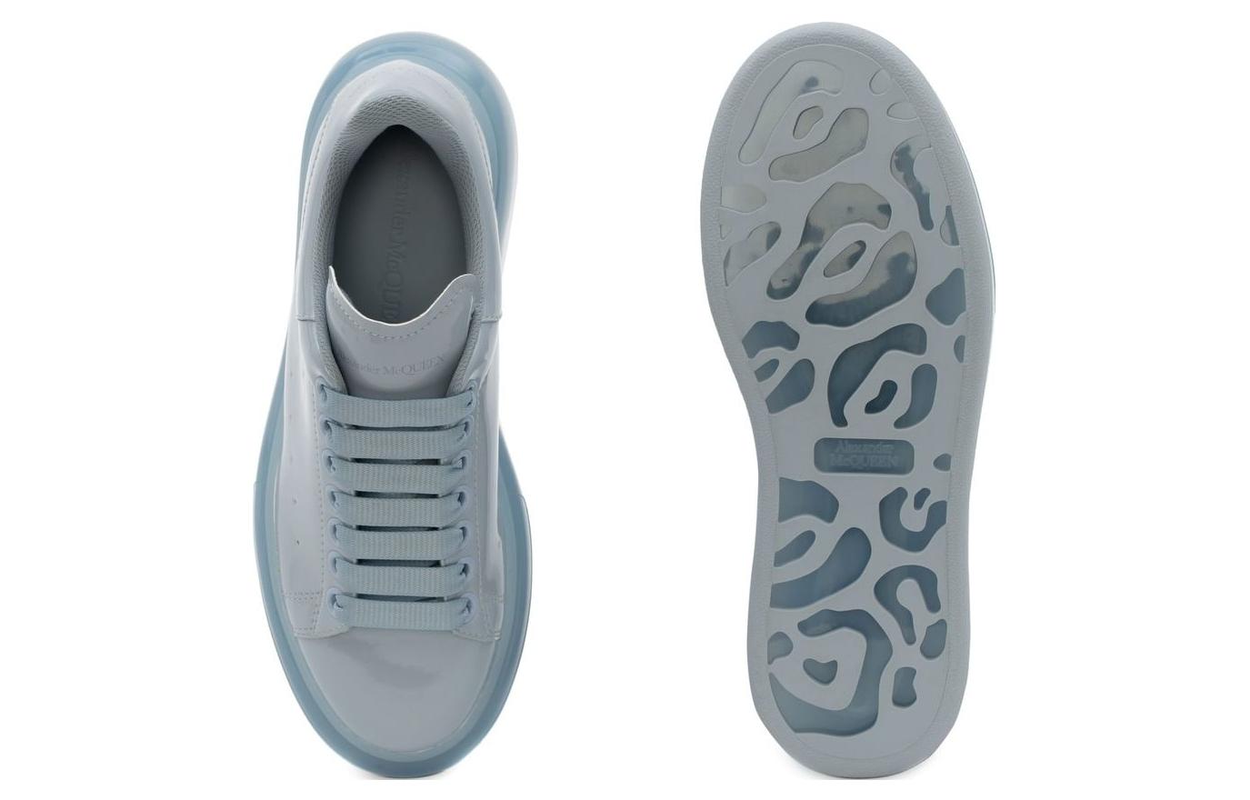 (WMNS) Alexander McQueen Oversized Low-Top Sneakers 'Blue' 697110W4T924542