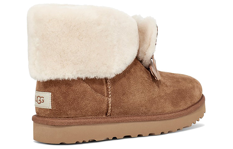 (WMNS) UGG Classic Mini II CNY(Chinese New Year) Snow boots Chestnut 1109735-CHE