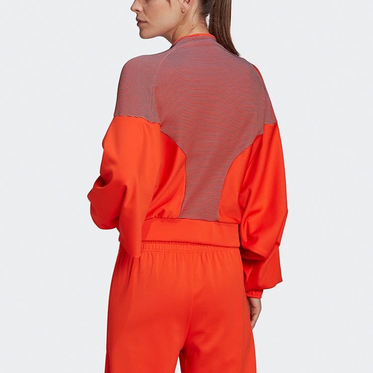 (WMNS) adidas Cover Up Jacket Orange/Yellow/Black GH8222