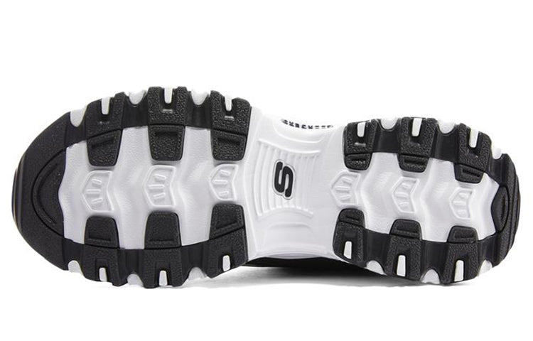 (WMNS) Skechers D'Lites 1.0 'Black White' 896155-BKW