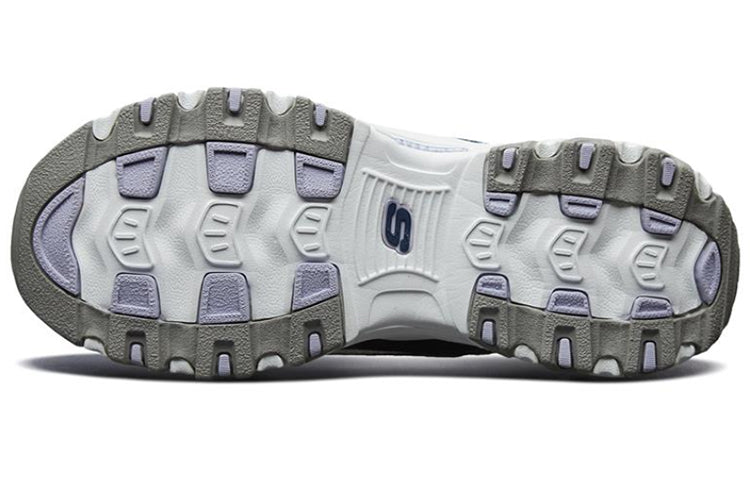 (WMNS) Skechers D'lites 1.0 Blue/White 13144-NVW