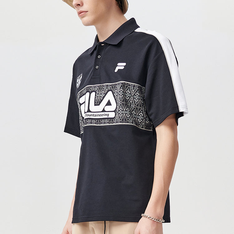 FILA FUSION x White Mountaineering LogoPolo T11M127108F-BK