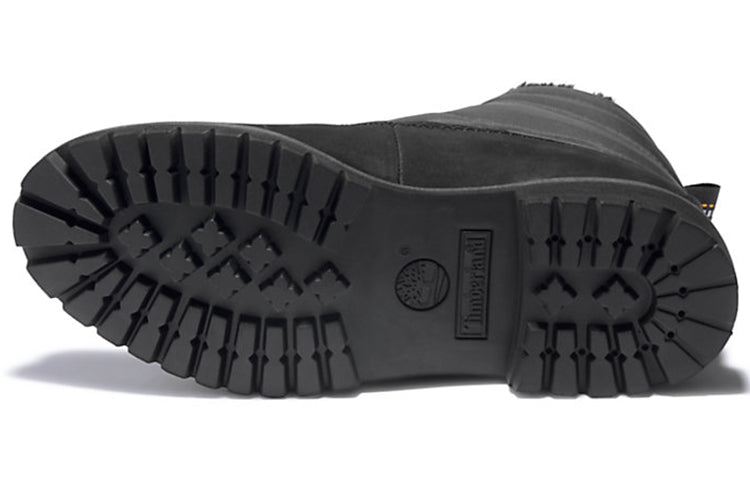 (WMNS) Timberland Heritage 6 Inch Premium Puffer Waterproof Boots 'Black with Black Fur' A2P2V001