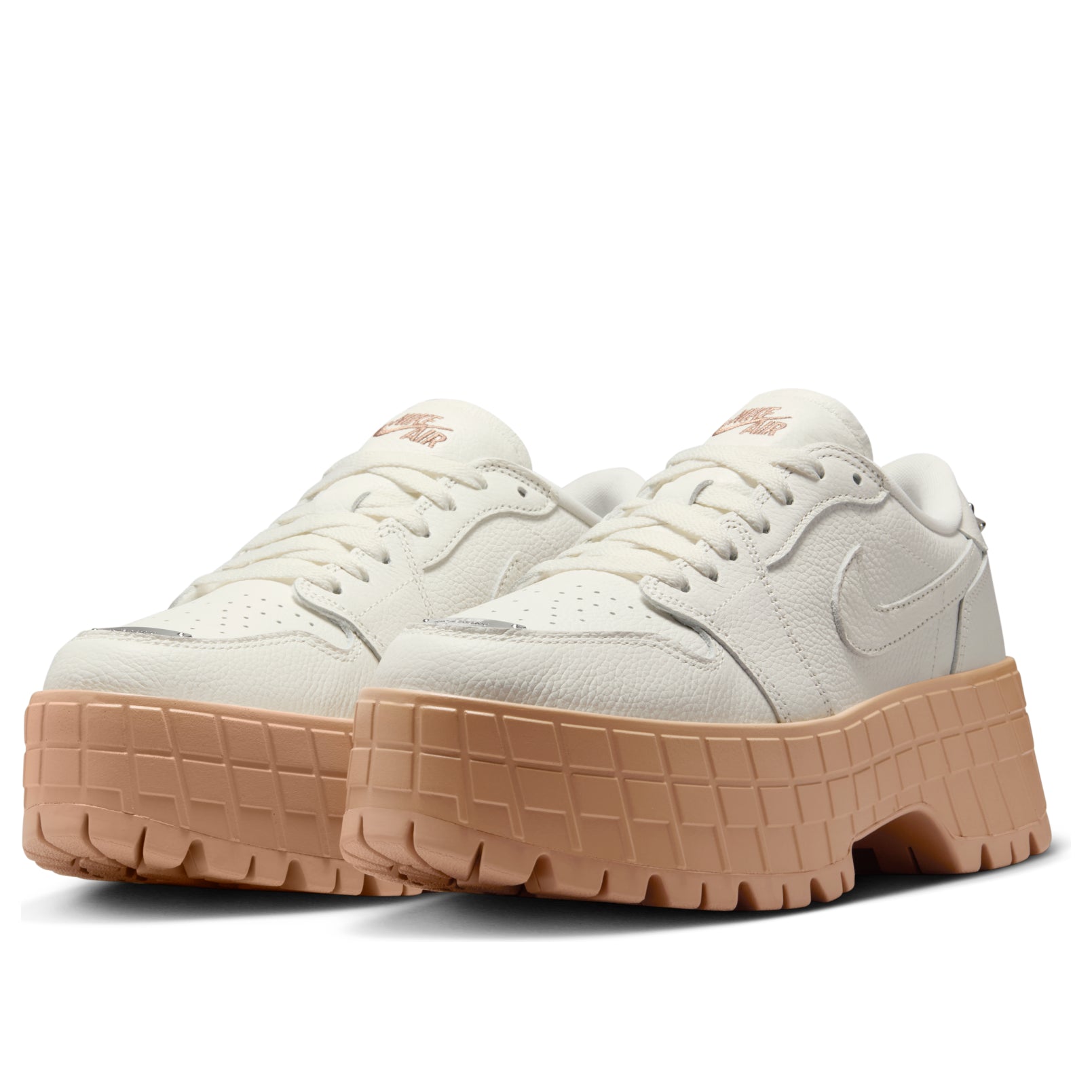 (WMNS)	Air Jordan 1 Low Brooklyn 'Sail Rattan'  HF3184-101