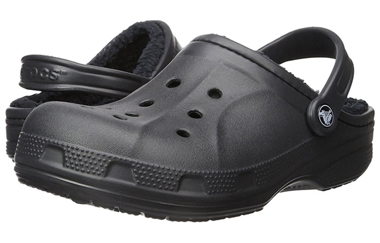 Crocs Classic Clog Casual Stay Warm Shoe Unisex Black 203766-060