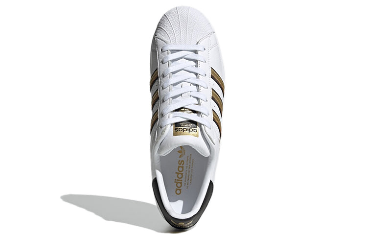 adidas originals Superstar 'White Gold Black' FY1335