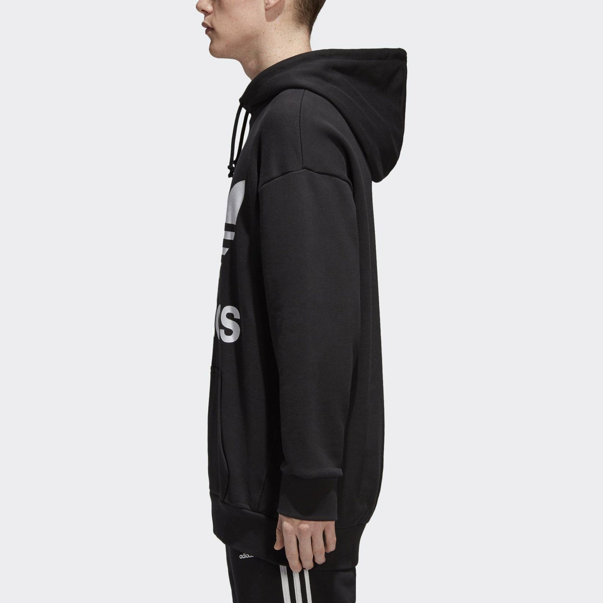 Men's adidas originals Tref Over Hood Black CW1246