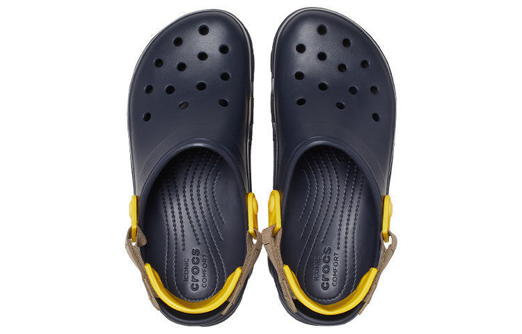 Crocs Classic All Terrain Clog 'Navy Yellow' 206340-4LH
