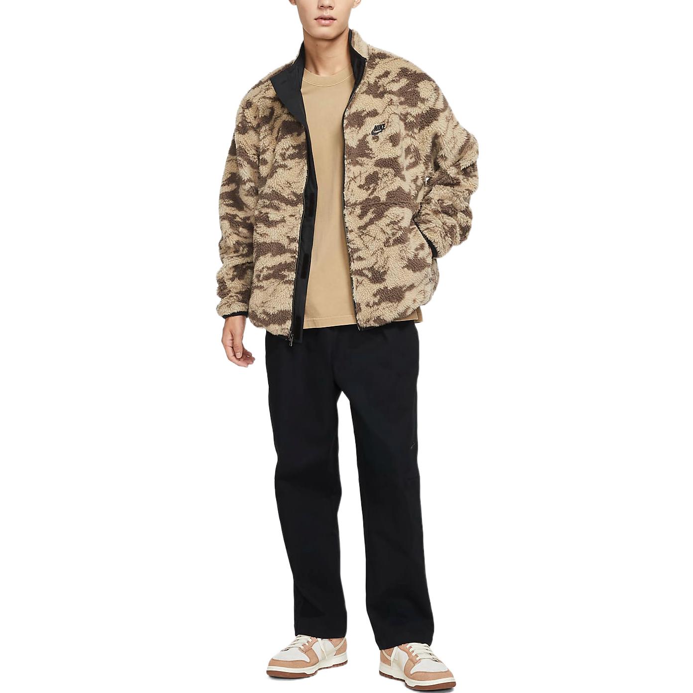 Nike Club Fleece 2-way jacket 'Black Camouflage' DQ4885-010