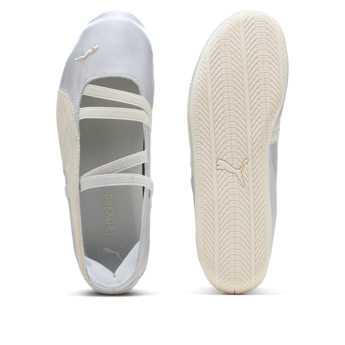 (WMNS) PUMA Speedcat Ballet 'Silver Mist Warm White Satin' 404383-03