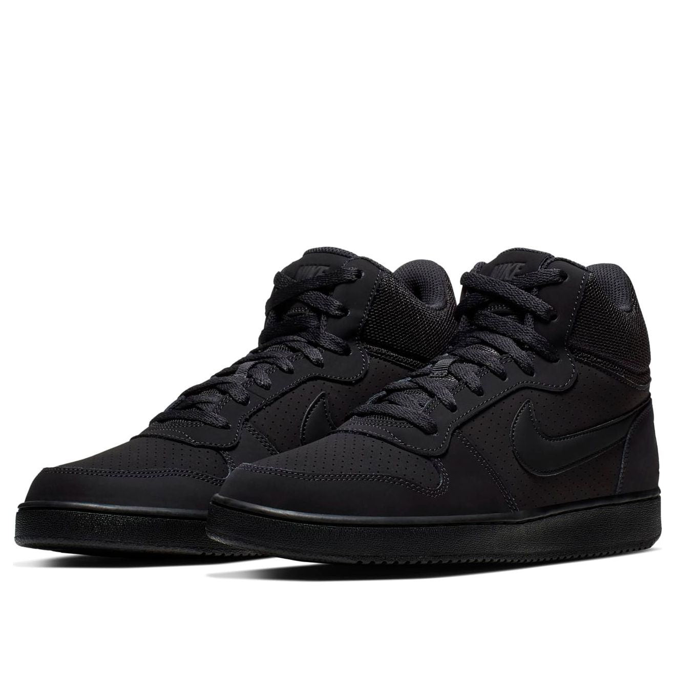 Nike Court Borough Mid Black 838938-003