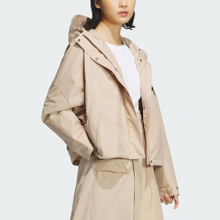 (WMNS) adidas City Escape Woven Jacket Asia Sizing 'Beige' JE8591