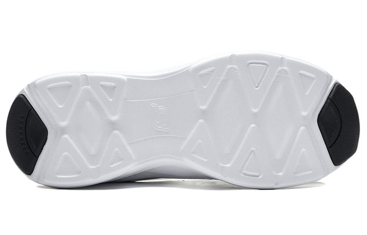 (WMNS) Skechers D'Lites Airy Low-Top Daddy Shoes White/Black 88888364-WBK