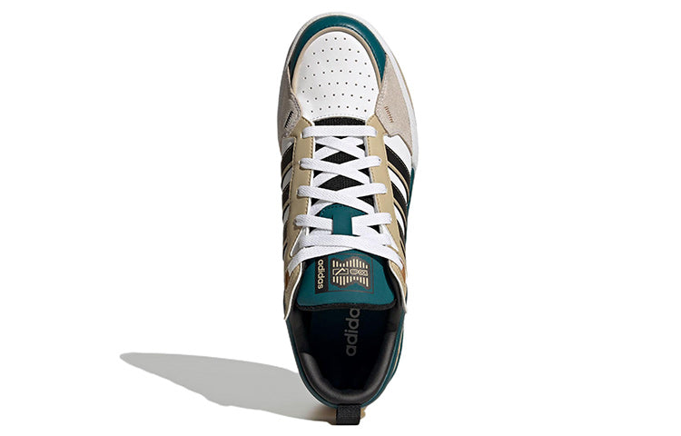adidas neo 100DB 'White Bluegreen Light Brown' GX7145