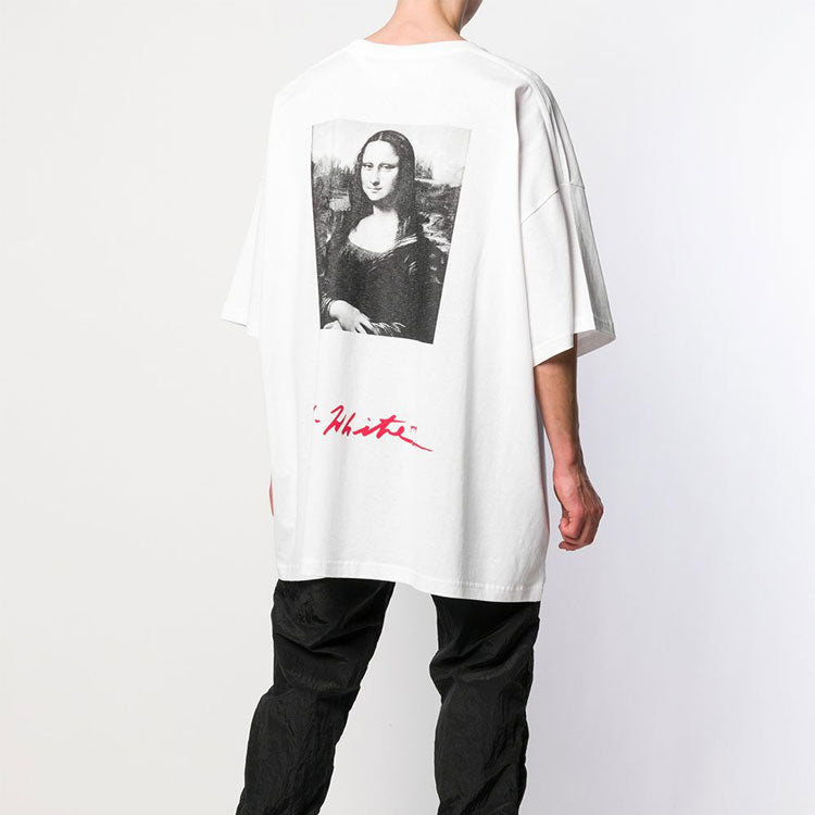 Off-White SS19 Mona Lisa Logo Print Oversize OMAA066S191850050110