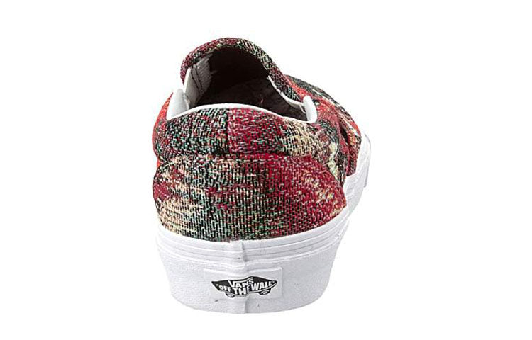 Vans Classic Slip-on Shoes Red/Green VN0004MPJR4