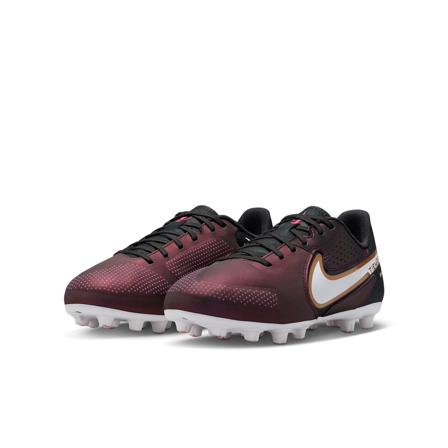 (GS) Nike Tiempo Legend 9 Academy HG 'Purple Red Black' DR6067-510