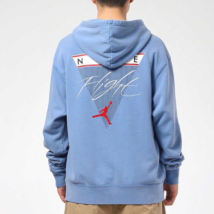 Air Jordan MENS Logo Print Long Sleeve Blue CZ6094-403
