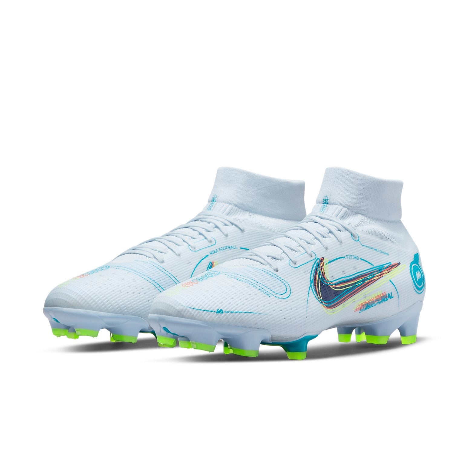 Nike Mercurial Superfly 8 Pro FG 'Grey Light Marine' DJ2848-054