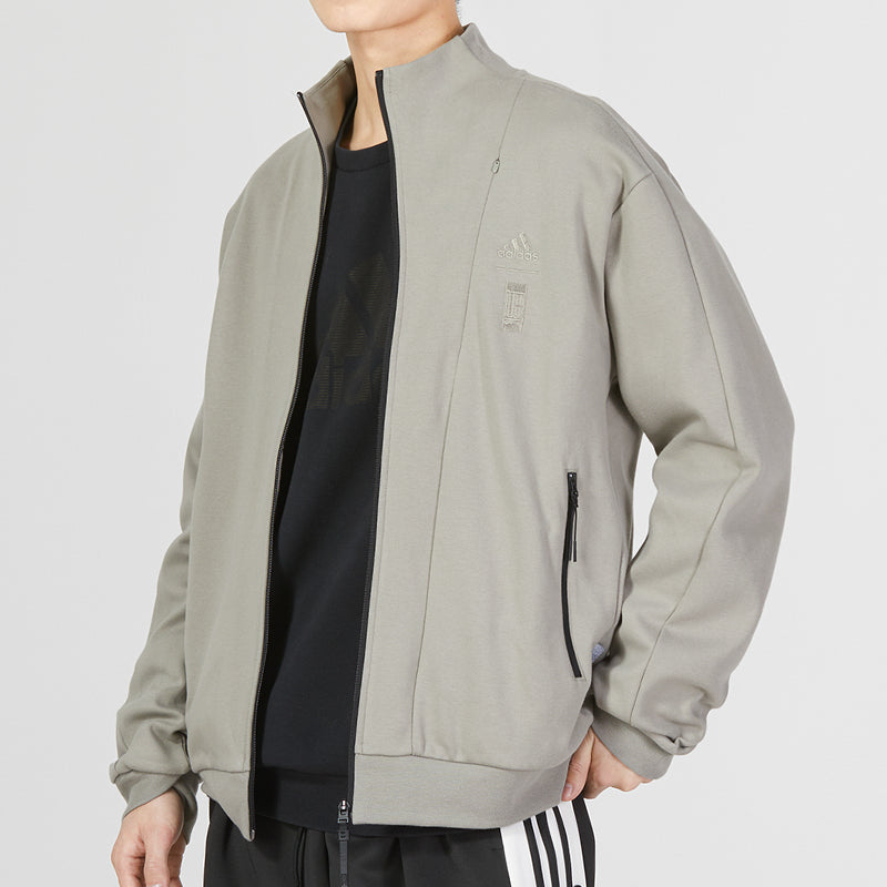 adidas Wuji Knit Woven Jacket 'Olive Green' IA8128