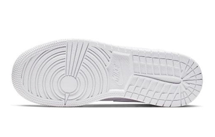 (GS) Air Jordan 1 Mid 'Triple White' 554725-129