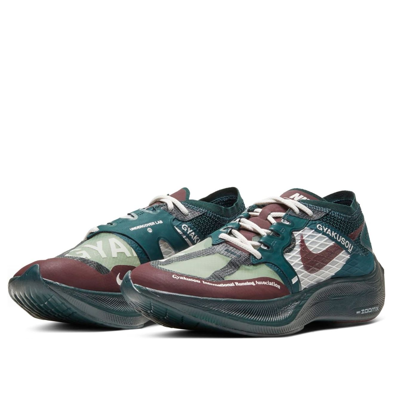Nike x Gyakusuo ZoomX Vaporfly Next% 'Midnight Spruce Burgundy' CT4894-300
