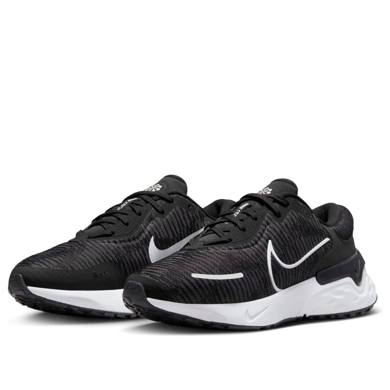 (WMNS) Nike Renew Run 4 'Black White' DR2682-002