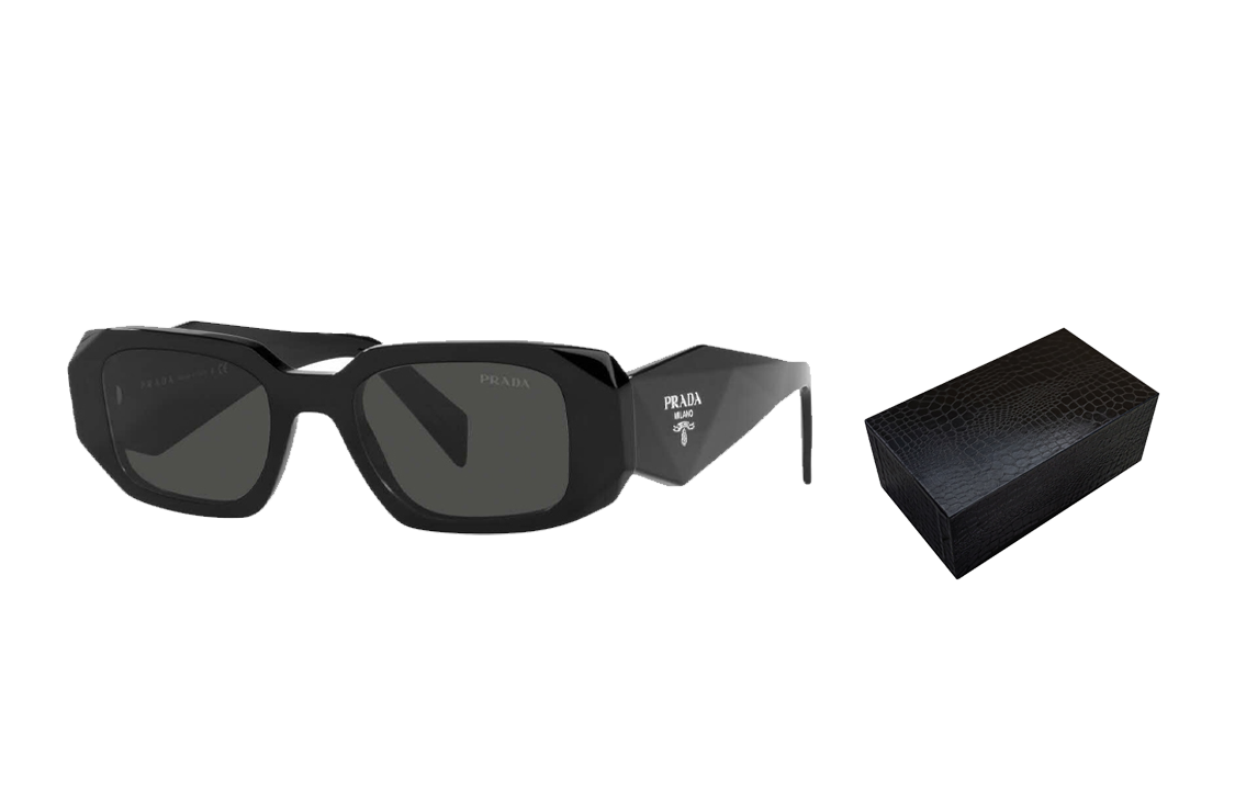 PRADA PR 17 WSF Sunglasses Asian fit "Black' 0PR-17WSF-1AB5S0