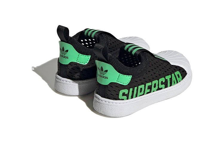 (TD) adidas Superstar 360 2.0 'Black Collegiate Green' HQ4056