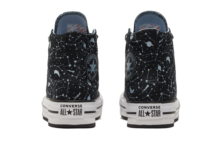 (GS) Converse Chuck Taylor All Star Eva Lift 'Black Blue White' 672117C