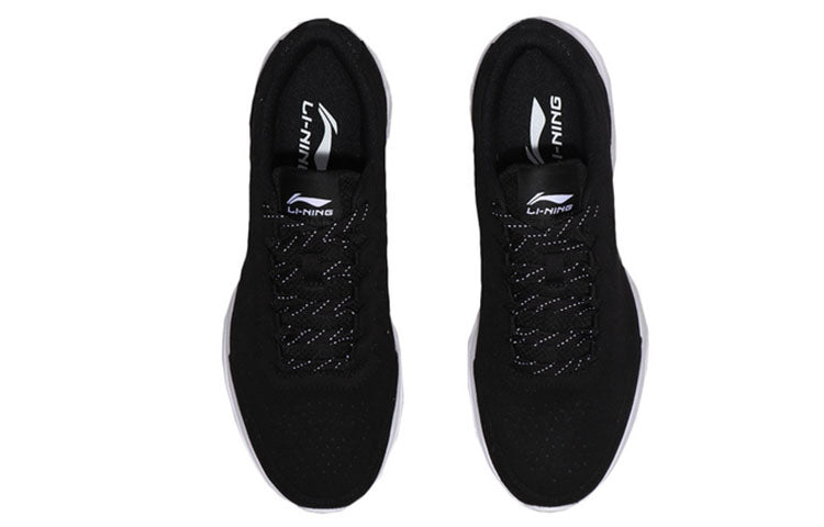 Li-Ning Lightweight Running Shoes 'Black White' ARBN221-4