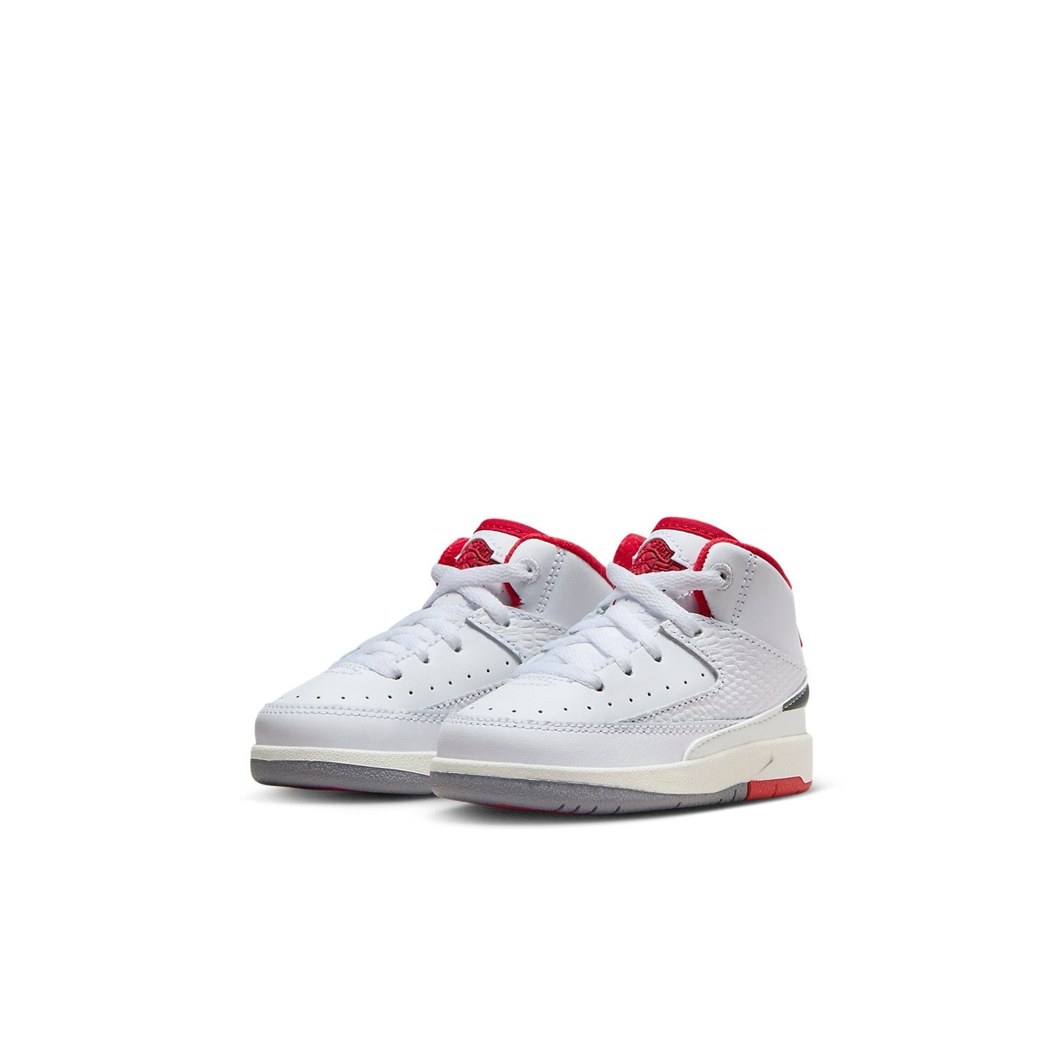 (TD) Air Jordan 2 Retro 'White Sail Fire Red' DQ8563-101