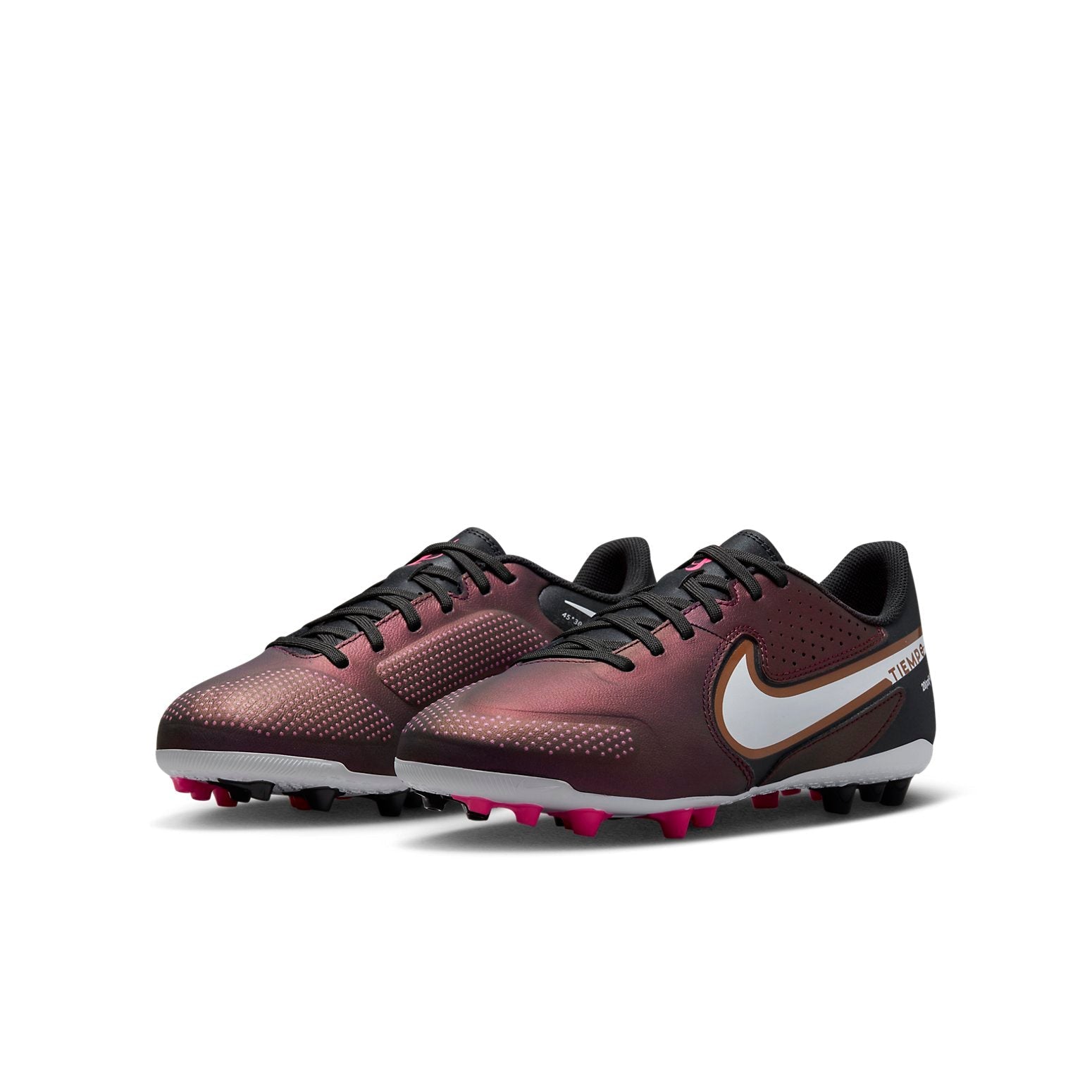 (GS) Nike Tiempo Legend 9 Academy MG Cleats 'Burgundy White' DR6065-510