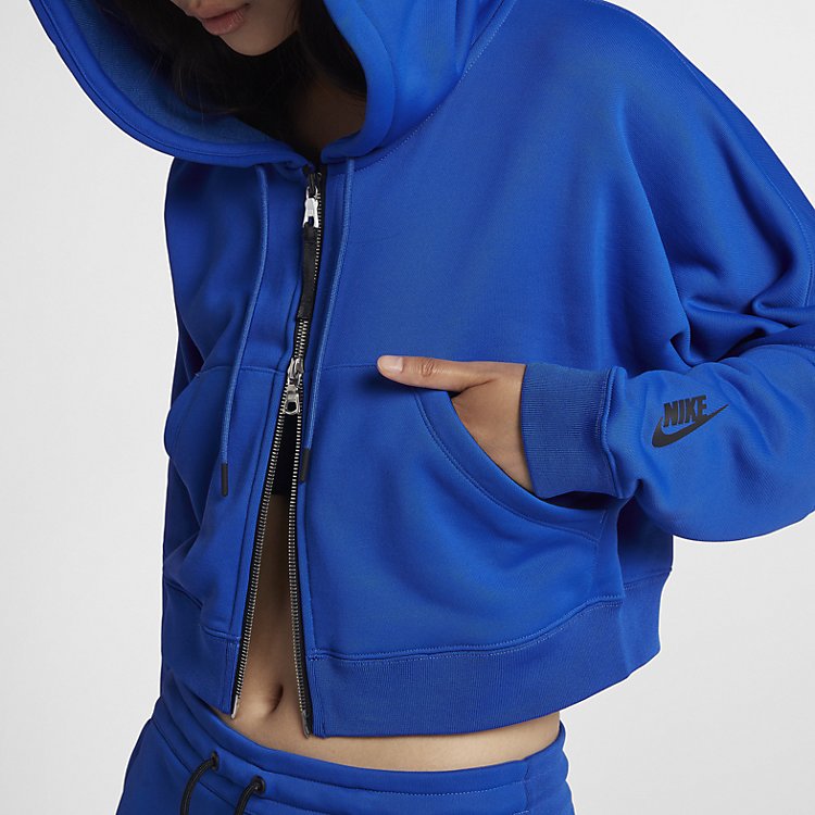 (WMNS) Nike NRG FZ Hoodie 'Blue' 923850-439