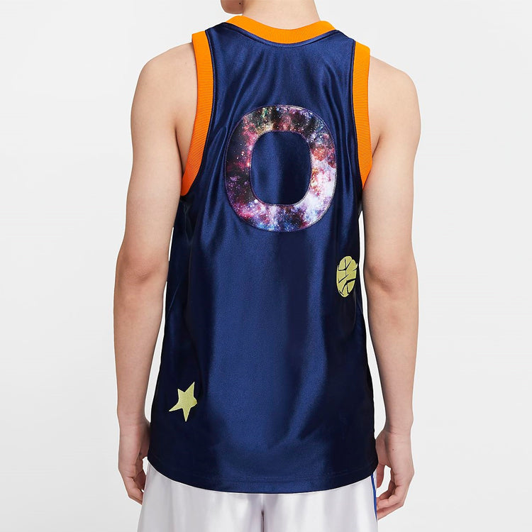 Nike SS20 LeBron x Monstars Crossover Dna Jersey Large Basketball Vest Blue CW4283-455