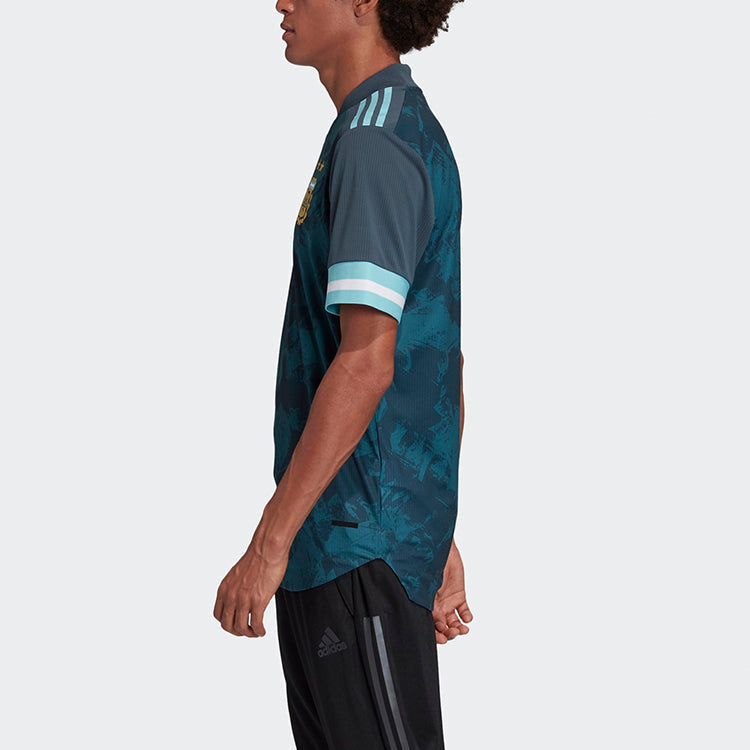 adidas AU Player Edition Argentina Away Breathable Short Sleeve Soccer/Football Jersey Blue FH8570