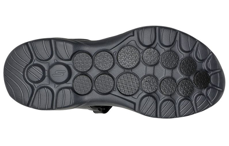 Skechers Go Walk 6 Sandal 'Black Grey' 229126-BKGY